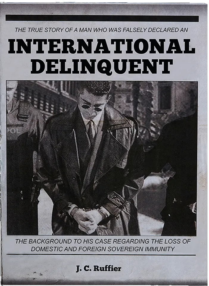 International Delinquent book cover by J.C. Ruffier